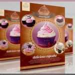 Facebook Werbung Vorlage Süß Cafe Bäckerei Flyer Vorlage