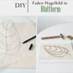 Fadenbilder Mit Nägeln Vorlagen Angenehm [nachmachtipp] Wandbild Aus Nägeln