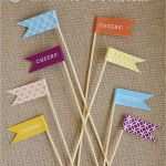 Fahnen Basteln Vorlagen Großartig Printable Coasters and Drink Flags