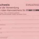 Fahrtenbuch Rotes Kennzeichen Vorlage Gut Kfz