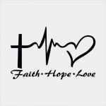 Faith Hope Love Tattoo Vorlage Luxus Tancredy the 2nd Half Price 14 6 9cm Hope Love Faith Car