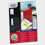 Falken ordnerrücken Vorlage Erstaunlich Elba ordnerrücken Etiketten Elba Print Refill Breit