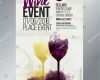 Faltprospekt Vorlage Erstaunlich Design Wine event Suitable Poster Promotional Stock