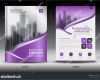 Faltprospekt Vorlage Luxus Annual Report Brochure Flyer Template Purple Stock