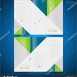 Faltprospekt Vorlage Luxus Brochure Design Template Triangles Figure Frame Stock