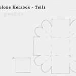 Faltschachtel Vorlage Elegant Schmuckschachtel Mit Herz Für Den Valentinstag