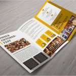 Falzflyer Vorlage Photoshop Fabelhaft Shop Mockup Vorlage Für Einen Falzflyer Offen Für