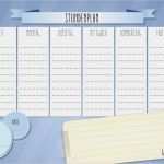Falzflyer Vorlage Word Luxus Download Stundenplanvorlagen In Den Größen Din A4 Und Din A5