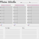Familien Wochenplaner Vorlage Gut Wochenplan Zum Runterladen Kalender