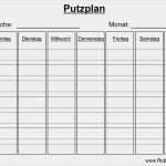 Familienkalender Vorlage Best Of Putzplan Vorlage Zum Ausdrucken