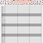 Familienkalender Vorlage Fabelhaft Familienkalender Blogplaner 2018 Pdf Zum Selbst