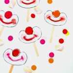 Fasching Einladung Vorlage Erstaunlich Clown Am Stiel Einladung Zur Zirkusparty Wasfürmich