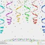 Faschingsplakat Vorlage Angenehm Confetti and Serpentines Stock Vector Illustration Of