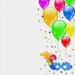 Faschingsplakat Vorlage Inspiration Karneval Hintergrund Mit Maske Und