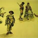 Fassadenmalerei Vorlagen Einzigartig Thalia theater Hamburg Figurinen Auftragsmalerei Kwast