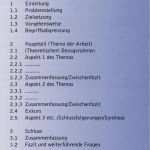 Fazit Bachelorarbeit Vorlage Erstaunlich Inhaltsverzeichnis