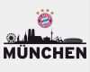 Fc Bayern Gutschein Vorlage Einzigartig Wandtattoo Fc Bayern Skyline München Mit Logo Farbig