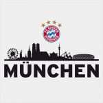 Fc Bayern Gutschein Vorlage Einzigartig Wandtattoo Fc Bayern Skyline München Mit Logo Farbig