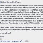 Feedback Email Vorlage Erstaunlich Fan Feedback Zur Karrierebibel