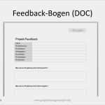 Feedback Mitarbeiter Vorlage Erstaunlich Feedback Vom Projektteam Einfordern Mit Feedback Bogen