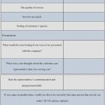 Feedbackbogen Vorlage Word Wunderbar Seven Questions to ask at Customer Feedback