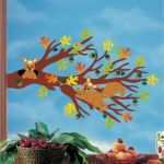 Fensterbild Maulwurf Vorlage Großartig Fensterbild Bastelvorlage Herbstzweig Herbst