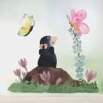 Fensterbild Maulwurf Vorlage Neu Fensterbild Ostern Kleiner Maulwurf