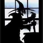 Fensterbilder Halloween Vorlagen Luxus Hexe Fenster Aufkleber Halloween Deko Schwarz