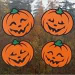 Fensterbilder Kürbis Vorlagen Kostenlos Angenehm Fensterbild "fröhliche Kürbisse" – Bastelanleitung Mit