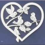 Fensterbilder Vögel Vorlagen Wunderbar Bändershop Bild Mit Vier Vögel