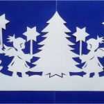 Fensterbilder Vorlagen tonkarton Kostenlos Weihnachten Best Of Fensterbild tonkarton Bandornament Engel Sterne Baum