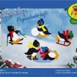 Fensterbilder Weihnachten Vorlagen tonkarton Großartig Fensterbild Pinguinlandschaft Fischer Fensterbilder