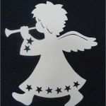 Fensterbilder Weihnachten Vorlagen tonkarton Kostenlos Gut Fensterschmuck Fensterbild tonkarton Weihnachten Engel Ein Designerstück Von Sewinglady Bei