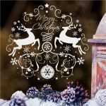 Fensterdeko Kreidemarker Vorlagen Wunderbar Sale Merry Christmas Mit Hirschen Wandbild