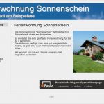 Ferienwohnung Homepage Vorlage Best Of Homepage Für Ferienwohnung Erstellen