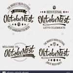 Festival Konzept Vorlage Erstaunlich Oktoberfest Design White Background Stockfotos