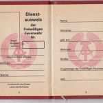Feuerwehr Ausweis Vorlage Hübsch Dienstausweis Freiwillige Feuerwehr Ddr Blanko Dokument