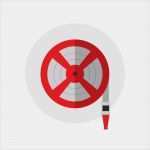 Feuerwehr Flyer Vorlage Elegant Feuerwehr Feuerwehrschlauch Symbol Einzelne