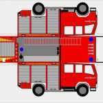 Feuerwehrauto Basteln Vorlage Erstaunlich Tlf Bastelbogen Joshua