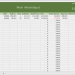 Ffb Depot Kündigen Vorlage Cool Aktiendepot Mit Excel