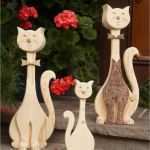 Figuren Aus Holz Sägen Vorlagen Erstaunlich Deko Katzen Holz Katzen Schreinerei Vogler