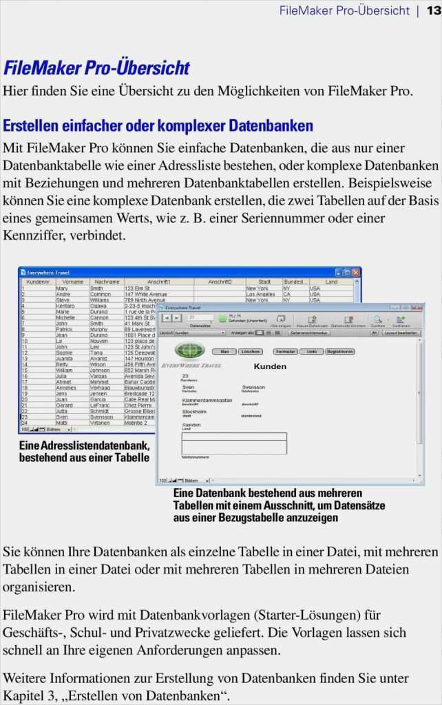 Filemaker Vorlagen Lagerverwaltung Wunderbar Filemaker Pro 10 Benutzerhandbuch Pdf
