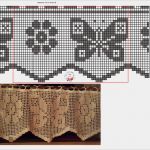 Filethäkeln Gardinen Vorlagen Muster Wunderbar Gardinen Vorhang Häkeln Filethäkeln Schmetterling