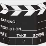 Filmklappe Einladung Vorlage Kostenlos Cool Foto Shooting Szene Klappe