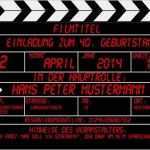 Filmklappe Einladung Vorlage Kostenlos Erstaunlich Einladungskarten Zum Geburtstag