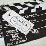 Filmklappe Einladung Vorlage Kostenlos Fabelhaft Klappe Einladung Vorlage Kostenlos Schöne Mamas Kram