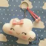 Filzen Vorlagen Beste Lembrancinha Chaveiro Nuvem Em Feltro Festa Nuvem