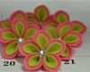 Filzen Vorlagen Genial Set Of 2pcs Handmade Felt Flower Dark Canation Light