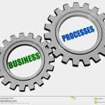 Finanzkonzept Vorlage Elegant Geschäftsprozesse In Den Gängen Des Silbernen Graus Stock