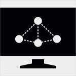 Finanzkonzept Vorlage Neu Netzwerkgraphen Präsentation Symbol Für